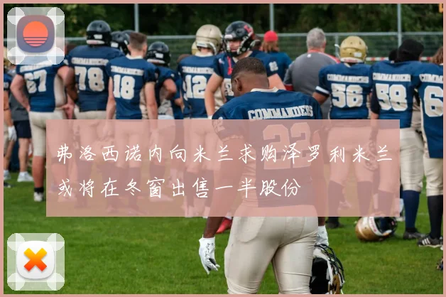 弗洛西诺内向米兰求购泽罗利米兰或将在冬窗出售一半股份